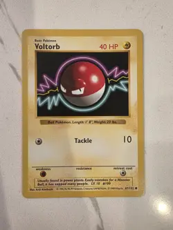 Base Set Shadowless - Voltorb - NM 67/102 - Pokemon Card TCG - NM - Image 1