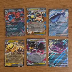 6x Pokemon TCG Ex Bundle Double Rare Holo Cards NM - Image 1