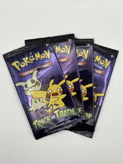 Lot of 4 - Pokemon TCG 2023 Trick or Trade Booster Packs (Factory Sealed) 820650852572 - Image 1