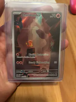 Charmander 168/165 Sv: Scarlet & Violet 151 Holo Pokemon TCG Near Mint 2 - Image 1