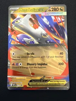 Pokemon MEGA EVOLUTION Mega Latias ex Black Star Promo 011 NM Pack Fresh - Image 1