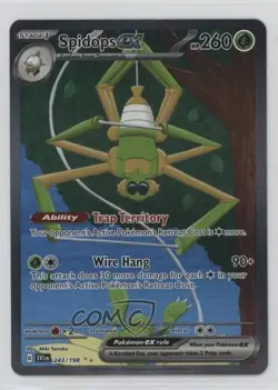 Spidops ex Special Illustration Rare Pokemon Scarlet & Violet Base Set SV01 #243 - Image 1