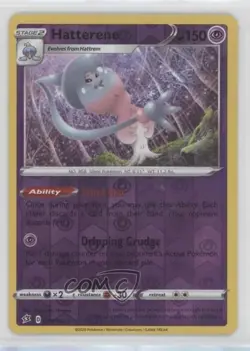 Hatterene Reverse Foil Pokemon Sword & Shield Rebel Clash #085 - Image 1