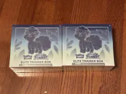 Pokemon Sword & Shield TCG Silver Tempest Elite Trainer Box ETB 2X Sealed - Image 1