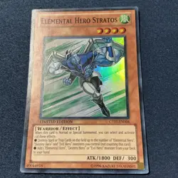 Yugioh Elemental Hero Stratos JUMP-EN012 Ultra Rare Ultra Rare - Image 2