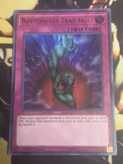 Yugioh: Bottomless Trap Hole - BLRR-EN101 - Ultra Rare - 1st Edition - NM - Image 1