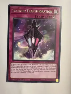 Tachyon Transmigration MZTM-EN106 Yugioh! Maze of the Master 1st Edition Rare NM - Image 1