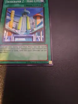 Yugioh Skyscraper 2 - Hero City STON-EN048 Ultimate Rare 1st Edition - Image 2