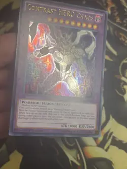 Yugioh: Contrast HERO Chaos - SDHS-EN041 - Ultra Rare - 1st Edition - LP - Image 3