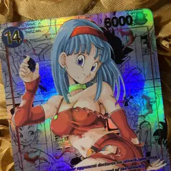 Bulla DRAGON BALL Z Comic Beauty ACG Waifu Anime Goddess Holo Girl Card - Image 2