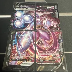 Mewtwo V-UNION [Set of 4] SWSH: Sword & Shield Promo Cards Holo NM - Image 1
