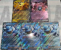 Pokemon TCG Jumbo Card Lot Of 5! - Zapos, Mewtwo & Blastoise - Image 1