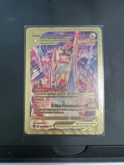 Duraludon V MAX HP330 Single Strike/Skyscraper Gold Foil Fan Art Pokemon Card - Image 1
