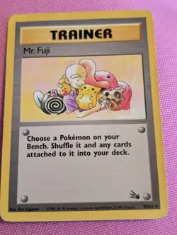 Pokemon Card WOTC 1999: Mr. Fuji 58/62 - Fossil Set MP/Hp - Image 1