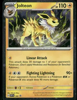 Jolteon - 169 Promo Holo NM Pokemon SV: Scarlet & Violet Promo Cards - Image 1