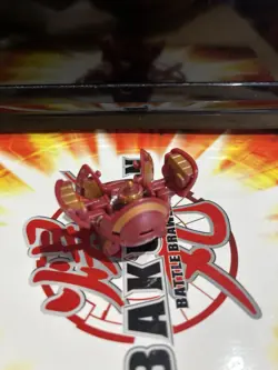 Bakugan Pyrus 680G Fortress Figure Battle Brawlers W/Card RARE - Image 3