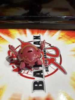 Bakugan Pyrus 680G Fortress Figure Battle Brawlers W/Card RARE - Image 4
