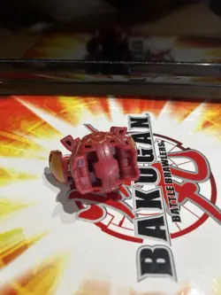 Bakugan Pyrus 680G Fortress Figure Battle Brawlers W/Card RARE - Image 5