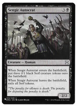 MTG Sengir Autocrat The List Mystery Booster 2 (MB2) Uncommon Card #105 Unplayed - Image 1