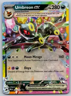 Umbreon ex 060/131 SV: Prismatic Evolutions NM Pokemon Card TCG - Image 1