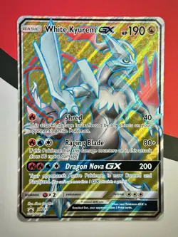JUMBO White Kyurem GX Full Art Oversized Card SM141 2018 Pokemon NM - Image 1