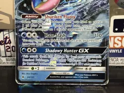 Pokemon TCG Forbidden Light - Greninja GX #24/131 - Ultra Rare Holo Card - Image 3