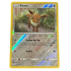Eevee 167/236 Reverse Holo Sun & Moon SM Cosmic Eclipse Set Pokemon Card 2019 - Image 1