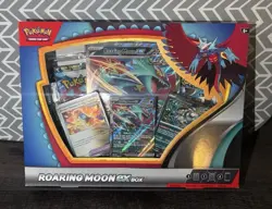 Pokemon TCG Roaring Moon ex Box. 4 Booster Packs, Foil Promo Cards. Sealed‼ - Image 1