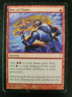 Rite of Flame Coldsnap Regular (DAMAGED) - Image 1