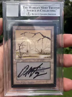 MOX EMERALD, ARTIST PAINTING / PROOF, MAGIC MTG, POWER 9, DAN FRAZIER, BAS 8! - Image 2