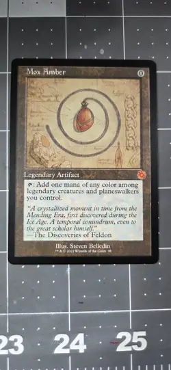 Mox Amber (Schematic) The Brothers' War: Retro Frame Artifacts Regular - Image 1
