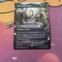 The Earth Crystal Borderless, MTG Single, FIN 0342 Rare NM - Image 1
