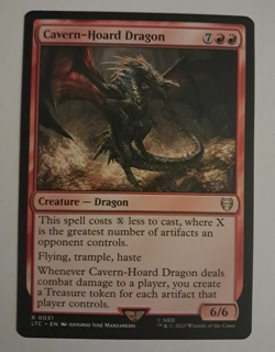 Cavern-Hoard Dragon NM/M LOTR Lord of the Rings MTG Magic the Gathering - Image 1