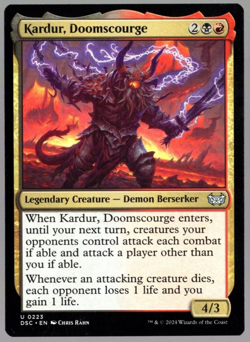 Kardur, Doomscourge 0223 Non Foil Uncommon Duskmourn MTG Near Mint - Image 1