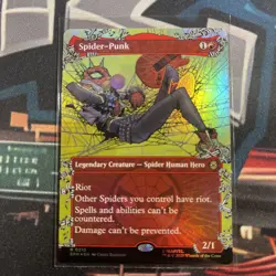 Spider-Punk (Borderless FOIL) - MTG Spider Man 0210- NM/M - Image 2