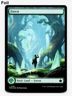 Forest (291), (Full Art) - FOIL - [Foundations] MTG 🌳 - Image 5