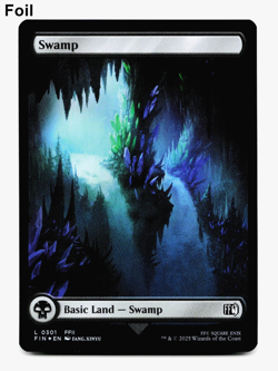 Swamp (301) - FULL ART, FOIL - [Universes Beyond: Final Fantasy] MTG Magic 💀 - Image 3