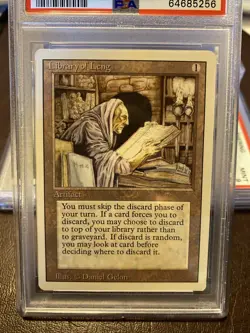 PSA 9 Mint Library of Leng Revised MtG - Image 3