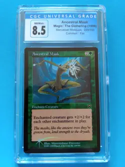 FOIL🌈🌳👺Ancestral Mask👺🌳🌈Mercadian Masques MTG | NM++/Mint+ CGC 8.5! - Image 1