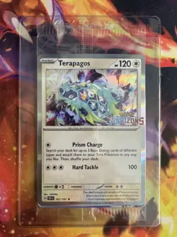 Pokemon TCG Terapagos Sprigatito SEALED Horizons Stamped Promo !2 Cards! - Image 1