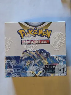 Pokemon TCG Sword & Shield Silver Tempest Booster Box Factory Sealed - Image 1