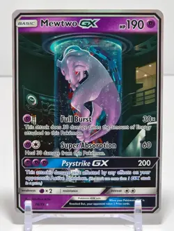 POKEMON Mewtwo GX 78/73 Secret Rare Shining Legends Full Art Holo 2017 - Image 1