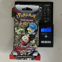 (VERY HEAVY) 31.87g Pokemon TCG Scarlet & Violet Booster Pack (SEALED)✅ - Image 1