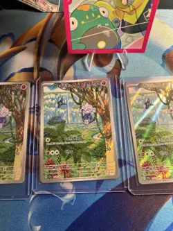 Lot Of 4 - Pokemon Meditite - 153/142 Stellar Crown Holo Illustration Rare NM - Image 5