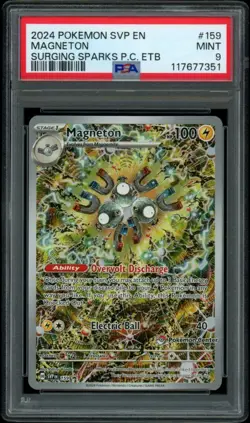 Magneton SVP 159 - Surging Sparks Pokemon Center ETB Promo - PSA 9 - Image 1