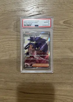 2025 POKEMON JTG EN JOURNEY TOGETHER #180 IRIS'S FIGHTING SPIRIT PSA 10 - Image 1