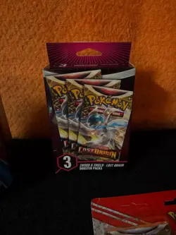 Pokemon TCG : Sword & Shield LOST ORIGIN 3 Booster Hanger Box + sealed lot - Image 2