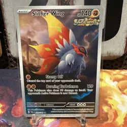 Slither Wing 203/182 Pokemon Sv04 Paradox Rift Full Art Illustration Rare Holo - Image 1