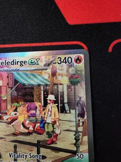 Pokemon Paldea Evolved Skeledirge Ex Special Illustration Rare #258 - Image 3