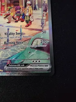 Pokemon Paldea Evolved Skeledirge Ex Special Illustration Rare #258 - Image 4